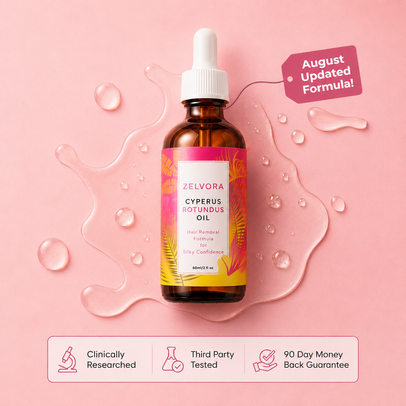 Zelvora Cyperus Rotundus Hair Reduction Oil